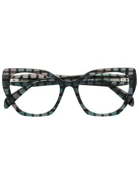 YesGlasses Tilton Hipster Cat Eye Geometric Reader Glasses R15813 Blue 3.0